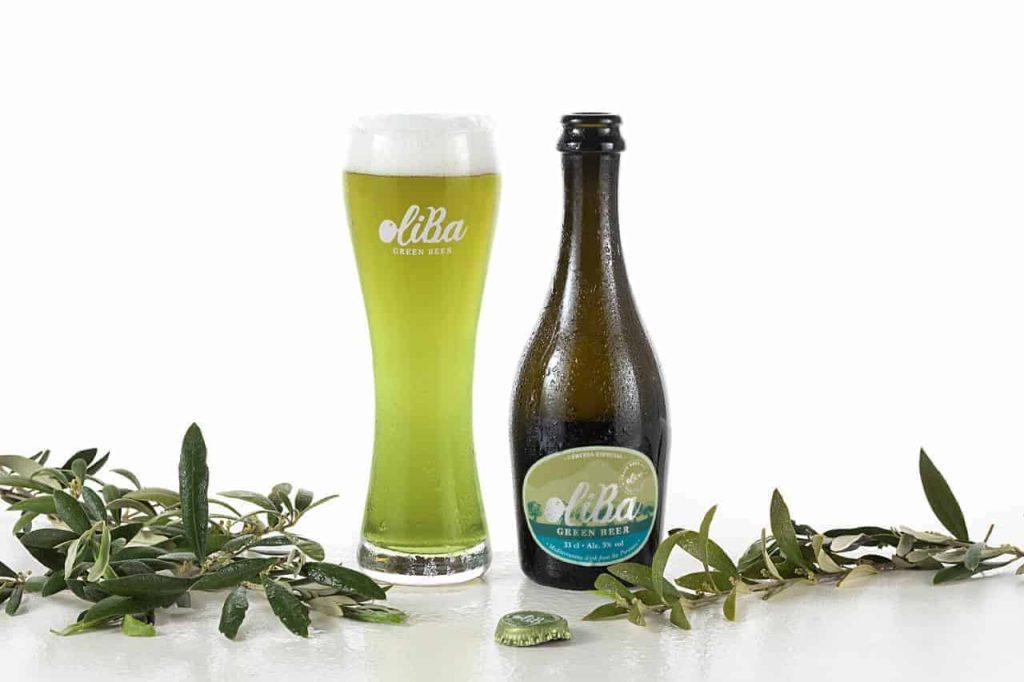 cerveza verde de oliva