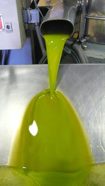 filtrado aceite de oliva