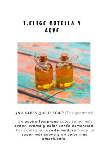 Botellita de aove detalle bodas